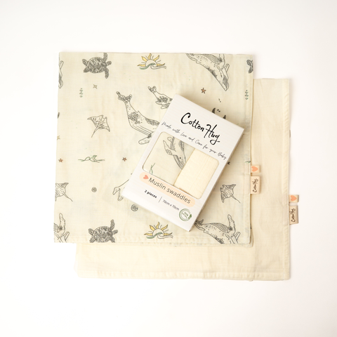 Пелени комплект “Океан” | 70 × 70см