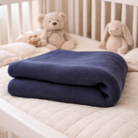 Merino Blanket "Sapphire"