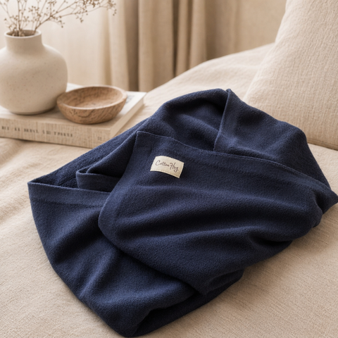 Merino Blanket "Sapphire"