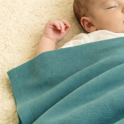 Merino blanket "Mint"