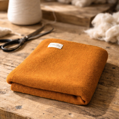 Merino blanket "Orange"