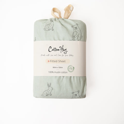 Чаршаф с ластик “Горски животни”