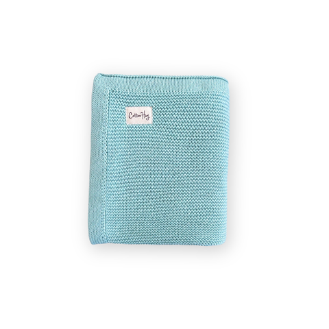 Organic cotton blanket "Mint"