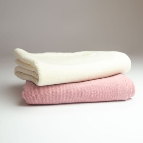 Merino Blanket "Ivory Bliss"