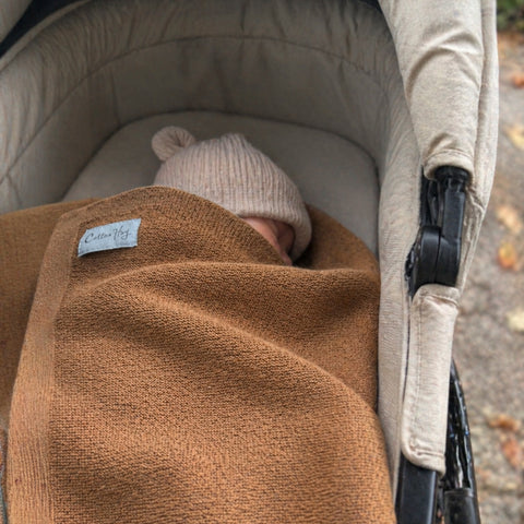 Мерино одеяло „Шоколад“