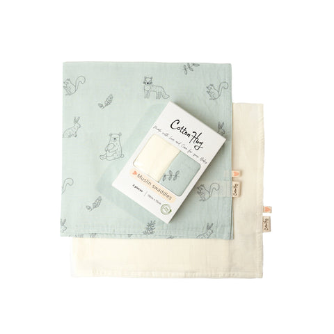 Пелени комплект “Горски животни” | 70 × 70см